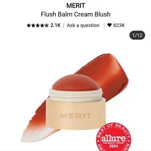 Merit Flush Balm Cream Blush - Persimmon